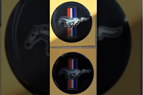 Logos Ford Mustang Resina Flexible 6 Cm Diametro Designpro Foto 3