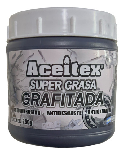 Grasa Grafitada Super 250gr Aceitex 6c Avant Motos