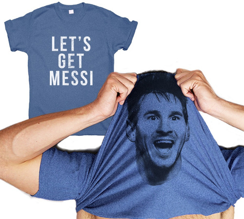 Lionel Messi Playera Jersey Argentina Champions Barcelona