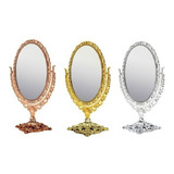 Espelho De Mesa Maquiagem Retro Com Aumento Kit Princesas
