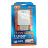 Carregador Inova Type C 40w Alta Velocidade Car-3137c