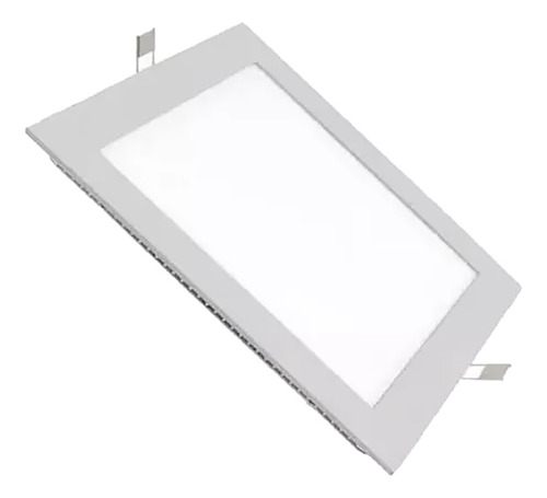 Foco Panel Plafón Led 18w Embutido Cuadrado Luz Frio