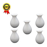 5 Vaso Mini Decorativos Porcelana Decoração Sala Mesa 13,5cm