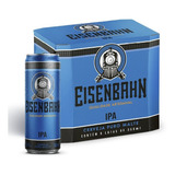 Cerveja Eisenbahn American Ipa Lata 350ml - Pack 6 Un.