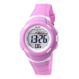 Reloj Slop Para Niña Color Rosa Sw85594 Color Del Fondo Blanco