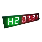 Timer Crossfit Box Cronómetro Gym Reloj Digital  71cm X 16cm