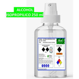 Alcohol Isopropílico 250 Ml Con Spray 100% Puro 