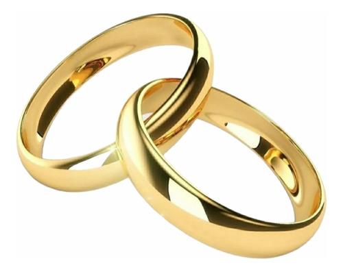 Par De Alianzas Oro 18 Kilates - 5 Grs El Par - Casamiento