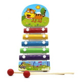 Xilofono Marimba Pequeña Juguete Niños Musical Madera Sz-095 Color Tigre / Sz-095