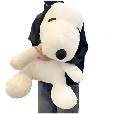 Snoopy De Peluche 60cm Suave Y Cómodo Grande Color Blanco | Meses sin interés
