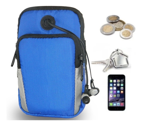 Funda Para Celular Para Correr Y  Hacer Ejercicio, Azul Rey