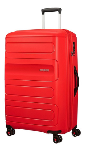 Muy Buena Valija Grande American Tourister Sunside Rojo