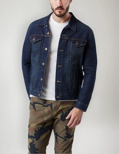 Chamarra Levi's Trucker Mezclilla Denim Casual Premium Class