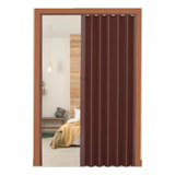 Puerta Plegable Pvc Milano Ebano 90x200cm