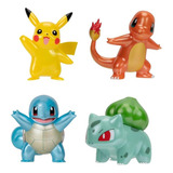 Pokémon Select Metallic Set De Figuras Charmander Bulbasaur