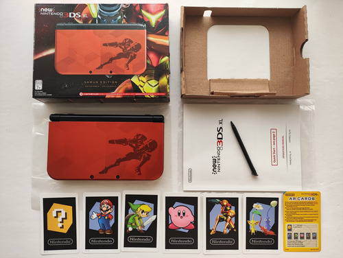 Nintendo New 3ds Xl Edicion Samus O Metroid En Caja Original