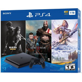 Ps4 Slim 1tb + 2 Controles + Jogos De Brinde