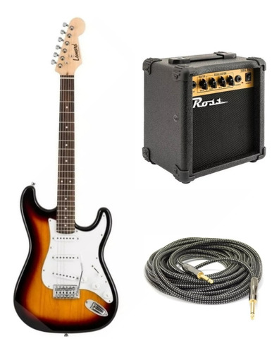 Guitarra Eléctrica Leonard + Amplificador Ross 10w