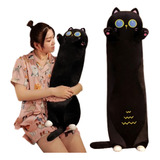 Juguete Peluche Gato Almohada Suave Lindo Kitty Gigante 90cm