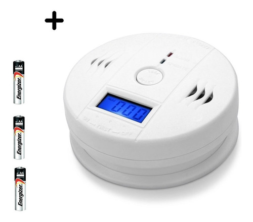 Detector De Monóxido De Carbono Autónomo Digital Alarma