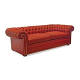 Sillon Chesterfield 2 Cuerpos Chenille Fabrica Living Promo