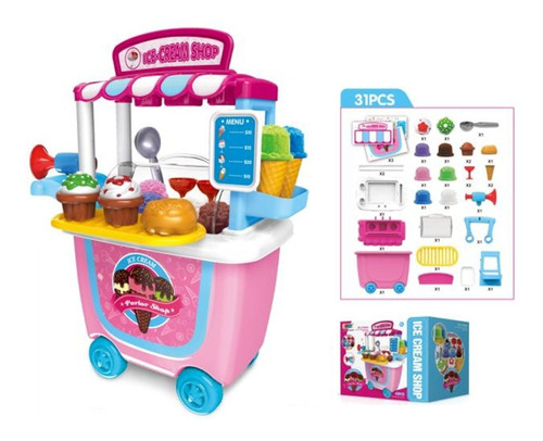 Juguete Carrito Heladeria Accesorios Zippy Babymovil Cuotas