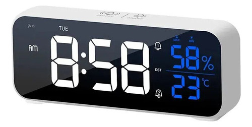 ' Reloj Musical Con Control De Voz, Alarma De Temperatura