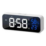 ' Reloj Musical Con Control De Voz, Alarma De Temperatura