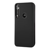 Funda Alto Impacto Motorola Moto G8 Xt-2045 + Templado Recto