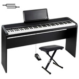 Korg B1 Piano Digital Electrico + Mueble + Pedal + Banqueta