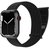 Correa Compatible Todas Series Apple Watch Hebilla De Velcro