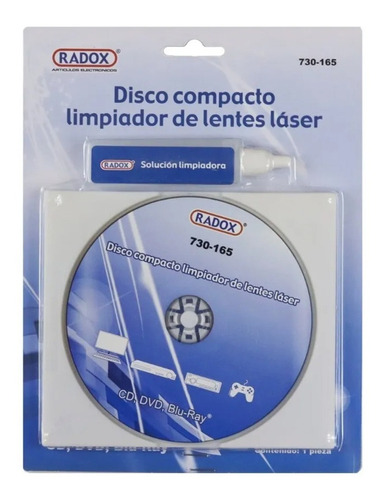 Disco Líquido Limpiador Lente Laser Cd Dvd Blu Ray 730-165