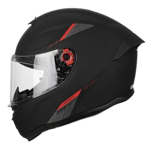 Casco Moto Mt Stinger Hummer Solid A1 Negro Mate Integral