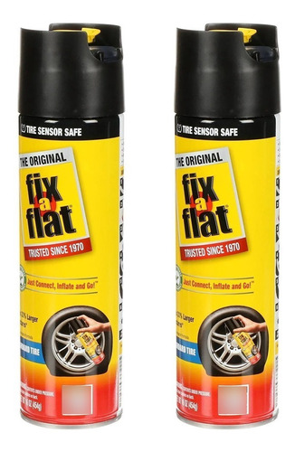 Paq. 2 Inflador De Llantas Fix A Flat De 473ml