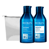  Kit Redken Extreme Shampoo Y Acondicionador 300ml + Cosmeti