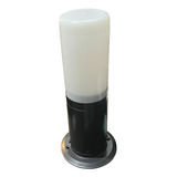 Aplique Farola Tubo Difusor De Piso Exterior Pvc Apto Led