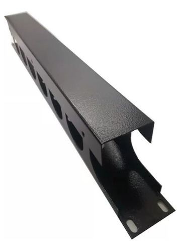 Organizador De Cables Con Tapa 1u Rack 19 Pulgadas