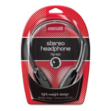 Producto Generico - Maxell  Auriculares Estéreo, Color Neg.