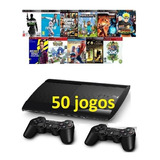 Ps3 Super Slim 250gb D.e.s.b.l.o.q.u.e.a.d.o + 2 Controles