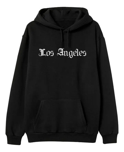Sudadera Con Gorro Los Angeles La California Streetwear Moda