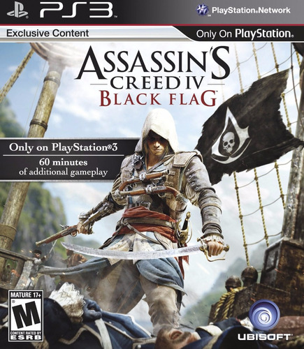 Jogo Assassins Creed Black Flag Ps3 Mídia Físi Dub Português