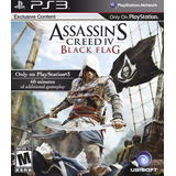 Jogo Assassins Creed Black Flag Ps3 Mídia Físi Dub Português