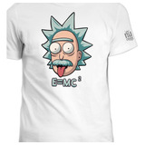 Camiseta Rick Einstein Rick Y Morty Series Tv Hombre Ink