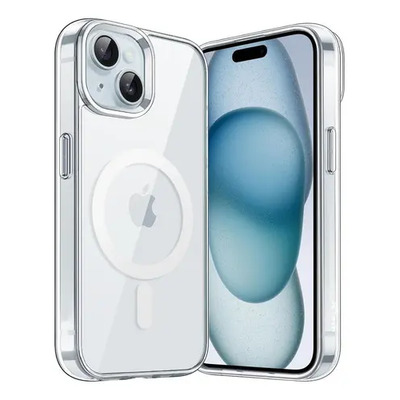 Funda Para iPhone 14 Normal Con Magsafe Carga Inalámbrica Transparente Magsafe Clear | MercadoLibre