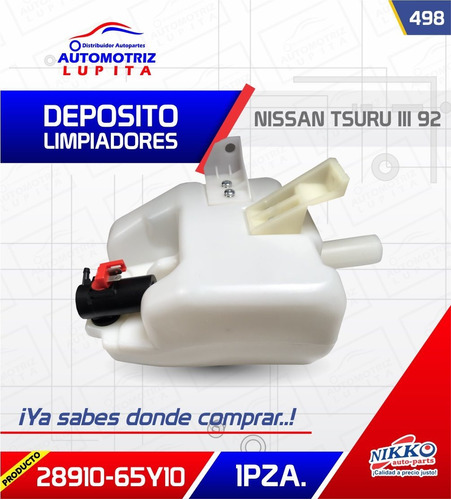 Deposito Limpiadores Nissan Tsuru Iii 92- Con Motor Best Coo