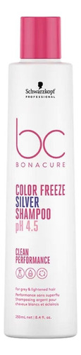 Shampoo Bc Clean Color Freeze Silver Ph4.5 Schwarzkopf 250ml