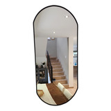 Espejo Ovalado Pildora Tictac Doble Arco 90x40cm Decorativo 