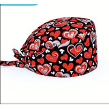 Cofia Clínica Gorro Quirúrgico Diseños Corazones G82