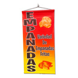 Pendon Publicitario De Empana Variedad De Emp Fritas 50x100