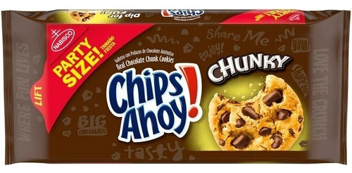 Nabisco Party Size Galletas Chips Ahoy Chunky! 701 G